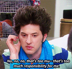 Jean Ralphio too much responsibility gif